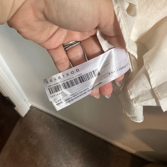 En Saison Mixed Media top. Unique! Small. - Picture 7 of 8